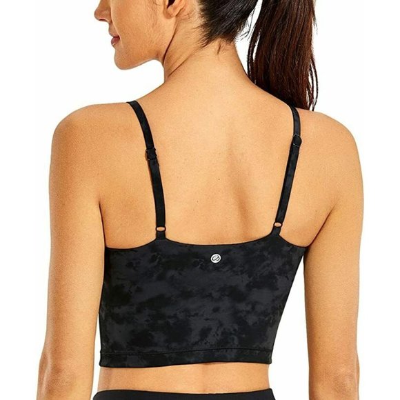 YOGA Women's Yoga Bra Adjustable Straps Wirefree Padded Sports Bra Cami SMALL - Picture 2 of 3